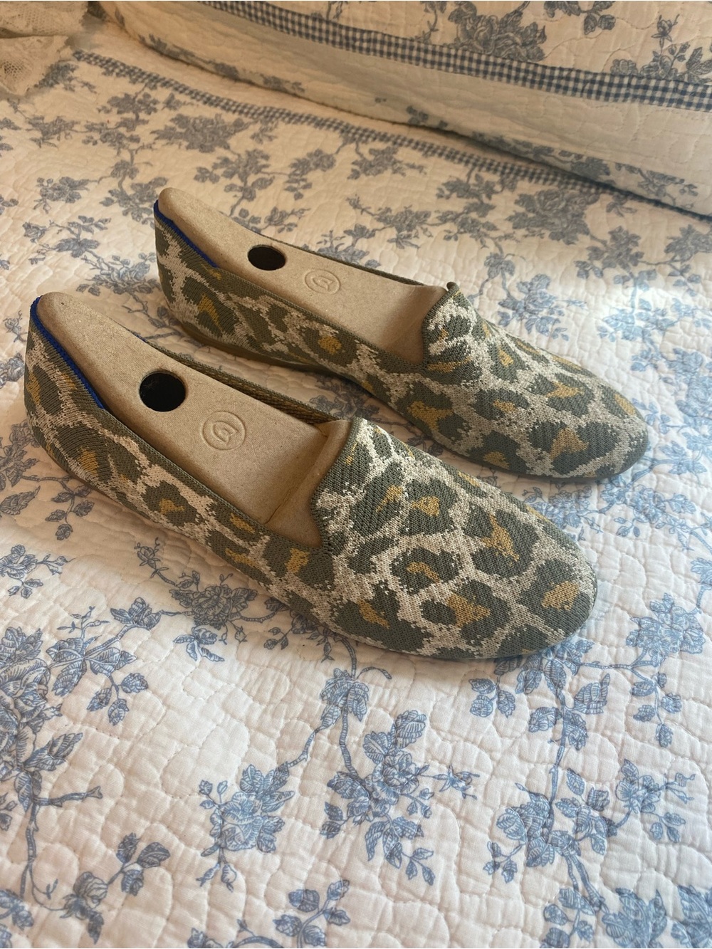 Rothy’s The Loafer Smoke Spot Leopard Print Size 9